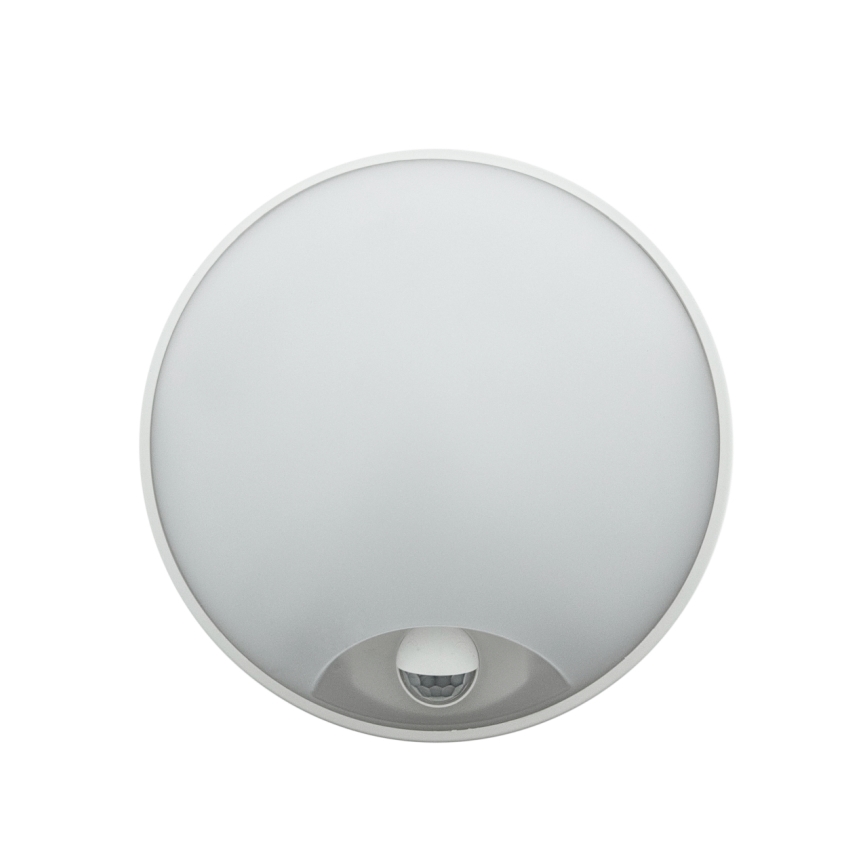 Luminaria LED de pared exterior regulable con sensor de movimiento LED/15/18/20W/230V 3000K/4000K/6500K IP65 negro/blanco