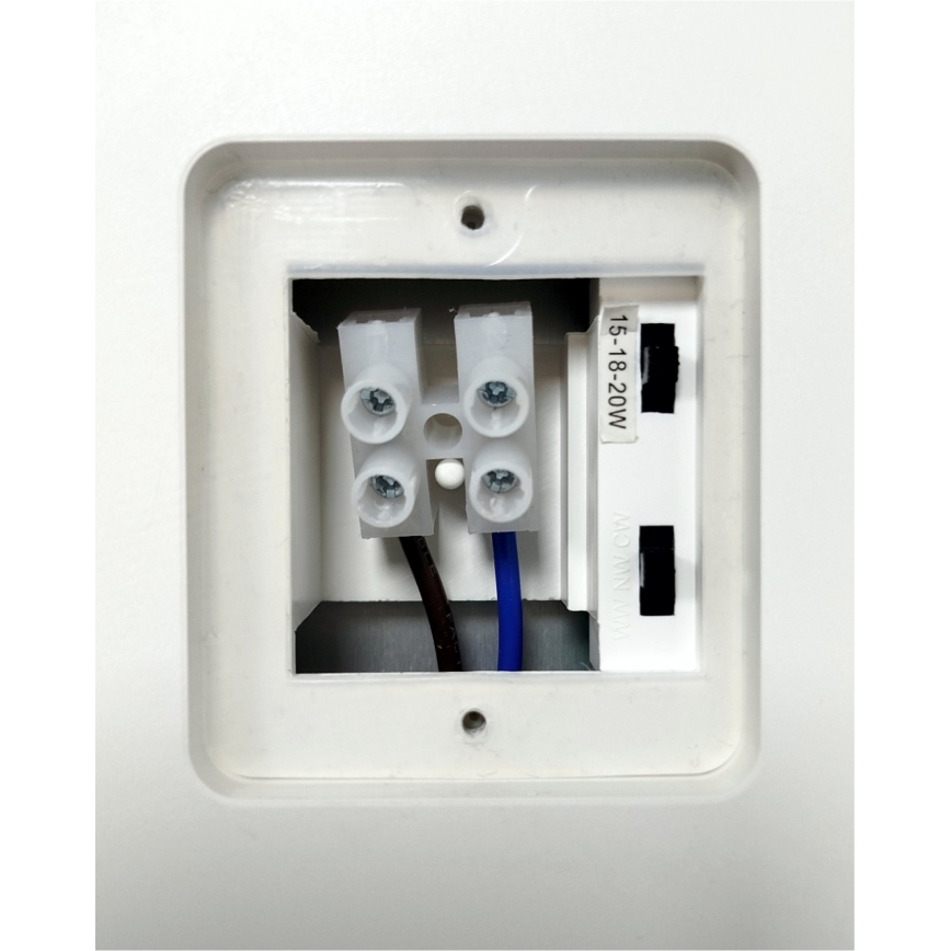 Luminaria LED de pared exterior regulable con sensor de movimiento LED/15/18/20W/230V 3000K/4000K/6500K IP65 negro/blanco