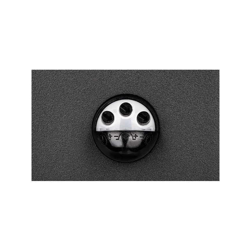 Aplique LED de pared para exterior con sensor LED/9W/230V 4000K IP44 negro