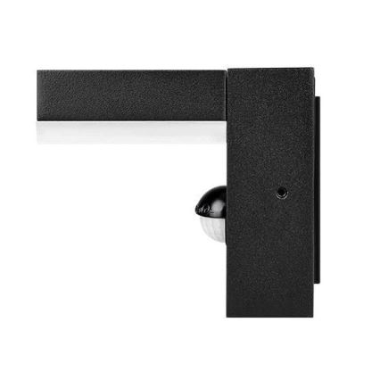 Aplique LED de pared para exterior con sensor LED/9W/230V 4000K IP44 negro