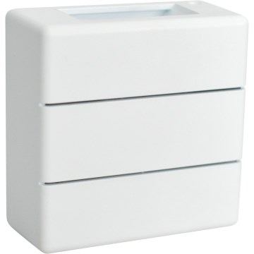 Aplique LED de pared para exterior LUXLINE 6W/230V 3000K IP54 blanco