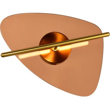 Aplique LED de pared RELAX LED/5W/230V oro/marrón ahumado