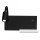 Aplique LED de pared SHELF LED/4W+LED/5W+LED/2W/230V negro