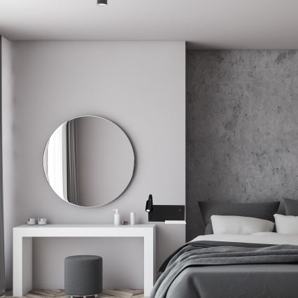 Aplique LED de pared SHELF LED/4W+LED/5W+LED/2W/230V negro