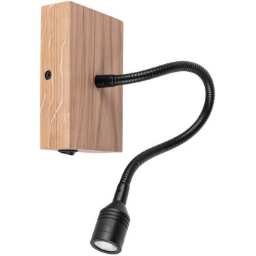 Aplique LED LECTOR LED/2,5W/230V roble