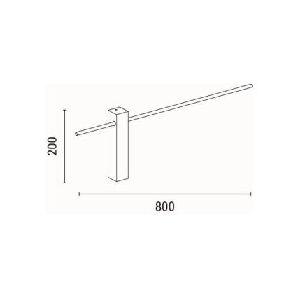 Aplique LED LED/10W/230V 3000K