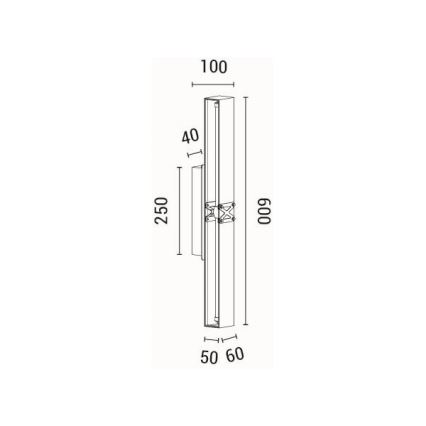 Aplique LED LED/13W/230V 3000K