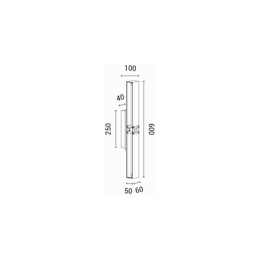 Aplique LED LED/13W/230V 3000K