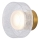 Aplique LED LED/8W/230V 3000K dorado/transparente