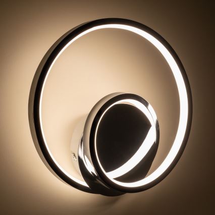 Aplique LED LUCERO LED/13W/230V cromo brillante