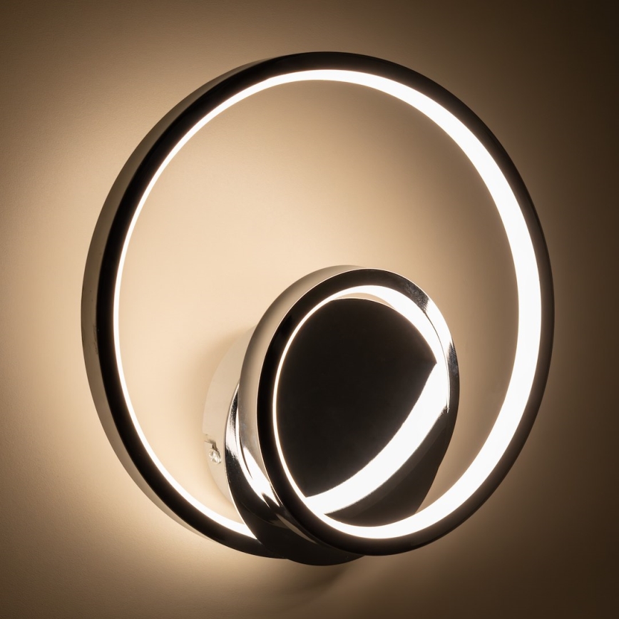 Aplique LED LUCERO LED/13W/230V cromo brillante