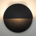 Aplique LED LUNA LED/7W/230V diá. 26 cm negro