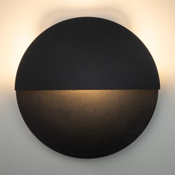 Aplique LED LUNA LED/7W/230V diá. 36 cm negro