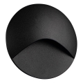 Aplique LED para escalera EXIN LED/2,5W/230V 3000K IP65 negro redondo