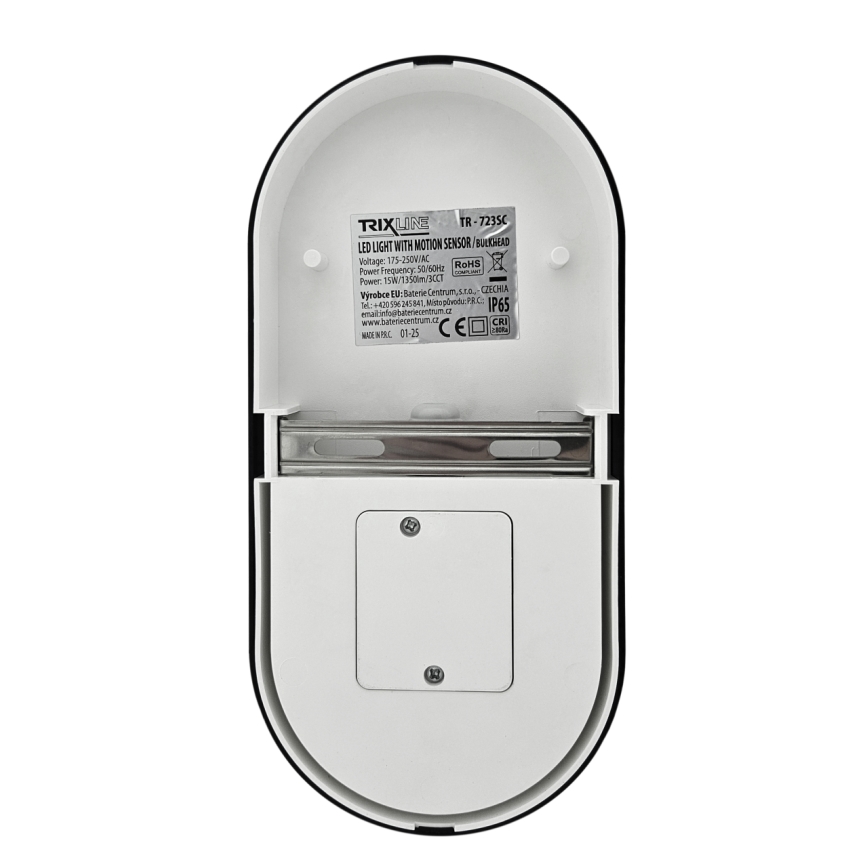 Aplique mural LED regulable para exterior con sensor de movimiento LED/12/15/18W/230V 3000K/4000K/6500K IP65 negro/blanco