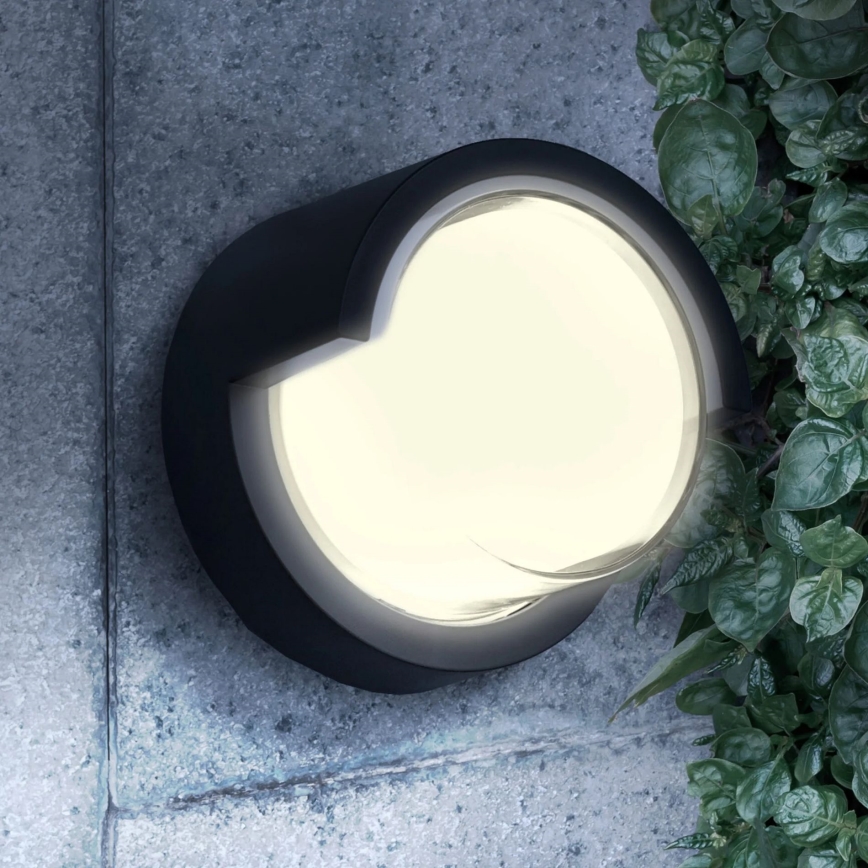Aplique LED para exterior ESSEN LED/10W/230V IP44 negro