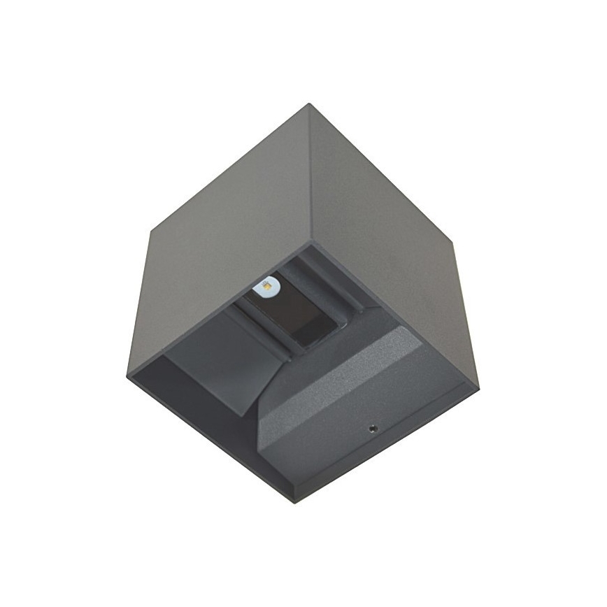 Aplique LED para exterior KREON 2xLED/3W/230V IP54 3000K antracita