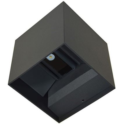 Aplique LED para exterior KREON 2xLED/3W/230V IP54 3000K negro