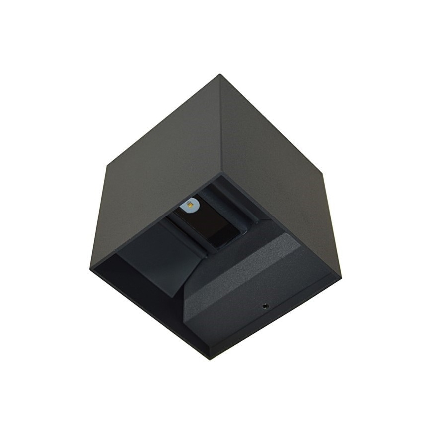 Aplique LED para exterior KREON 2xLED/3W/230V IP54 3000K negro