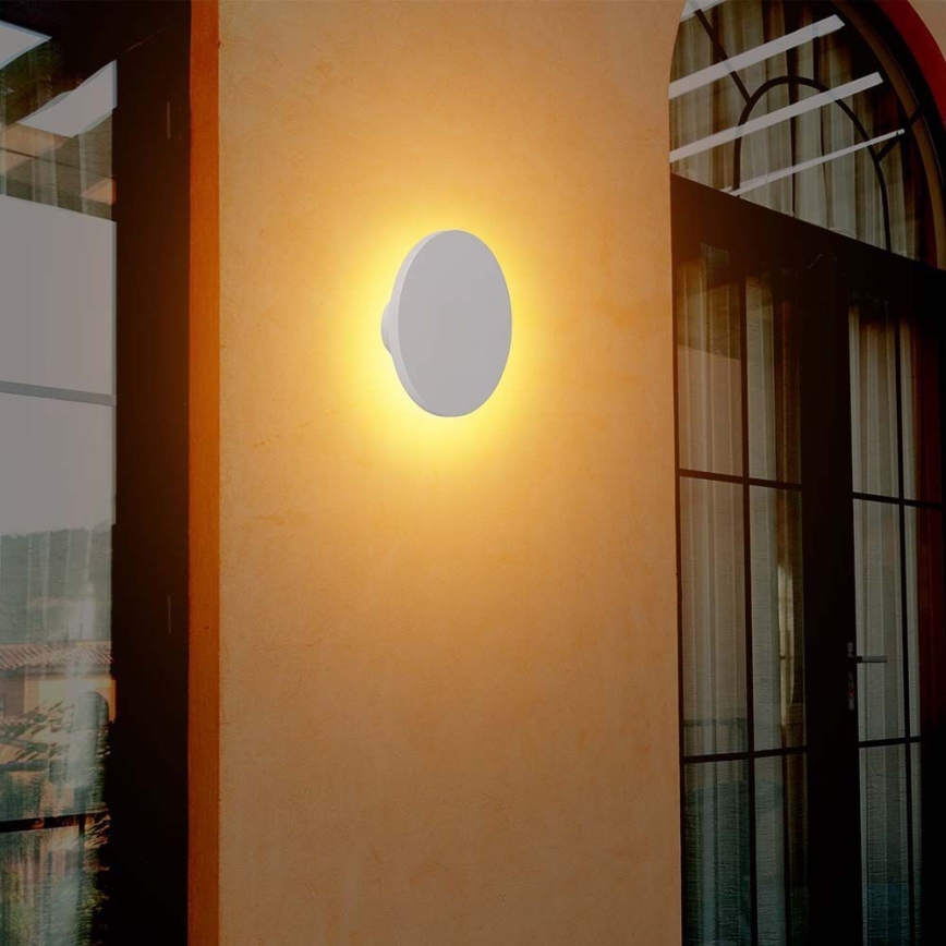Aplique LED para exterior LED/12W/230V 3000K IP65 blanco