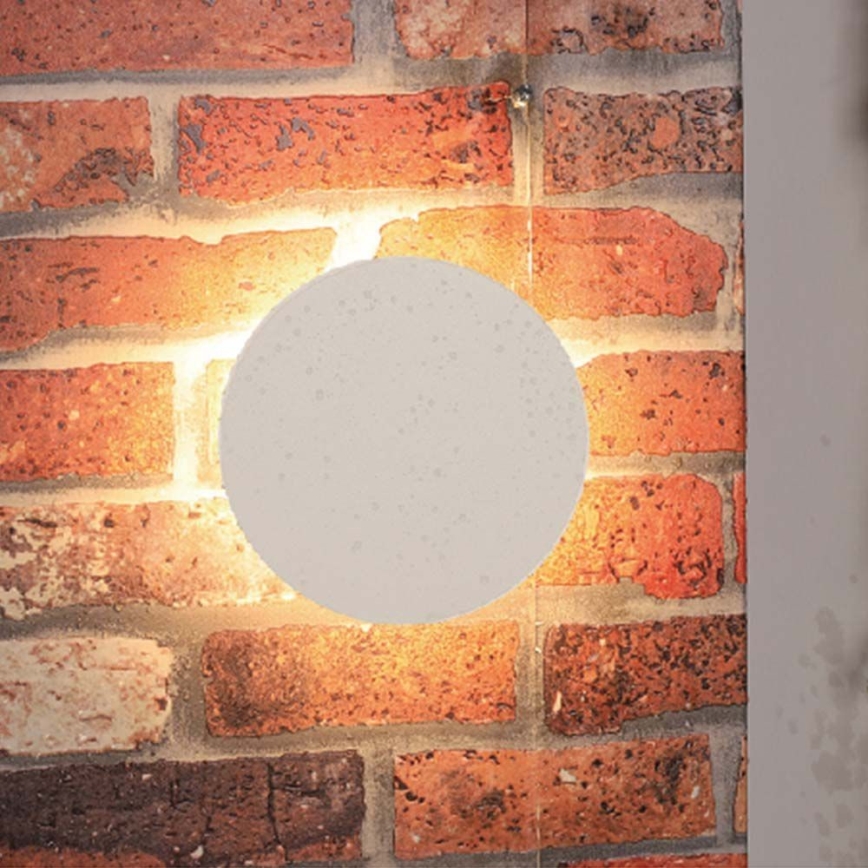 Aplique LED para exterior LED/12W/230V 3000K IP65 blanco