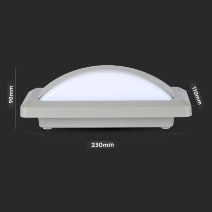 Aplique LED para exterior LED/12W/230V 3000K IP65