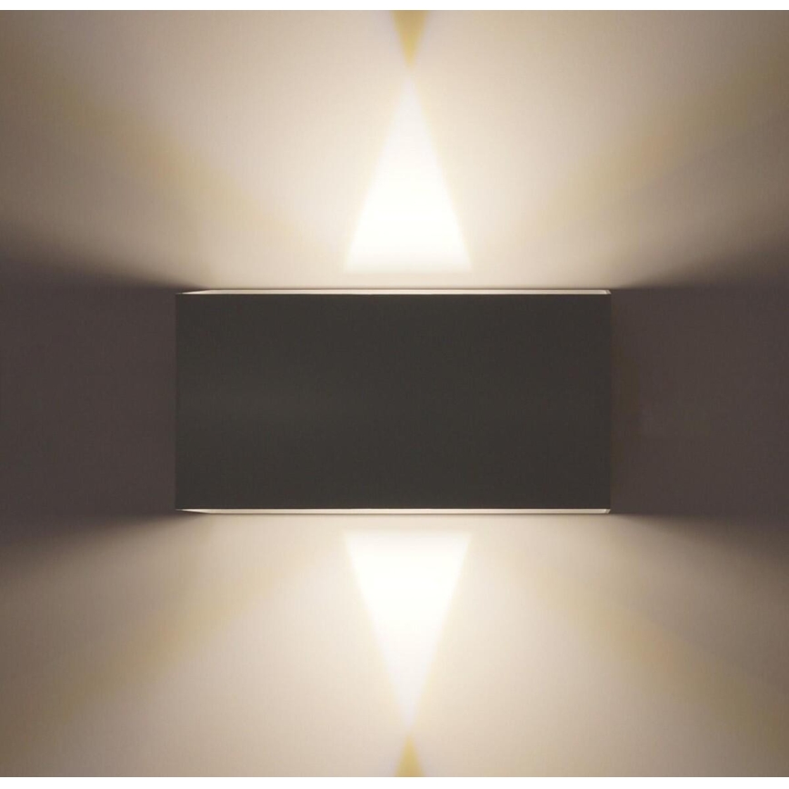 Aplique LED para exterior LED/12W/230V IP54 blanco