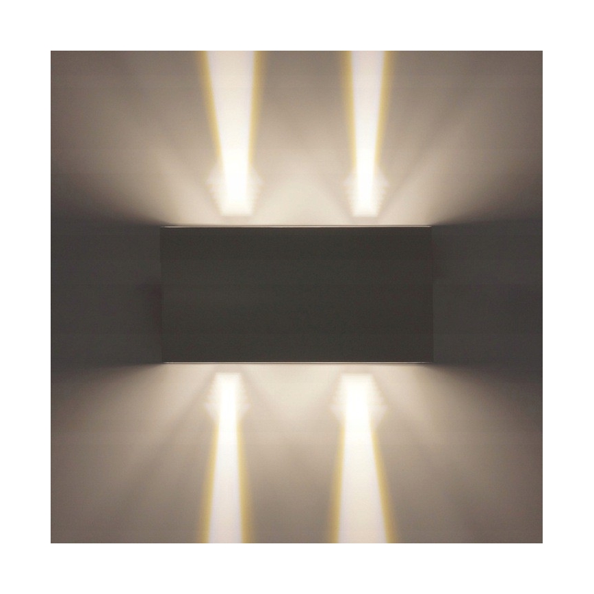 Aplique LED para exterior LED/12W/230V IP54 negro