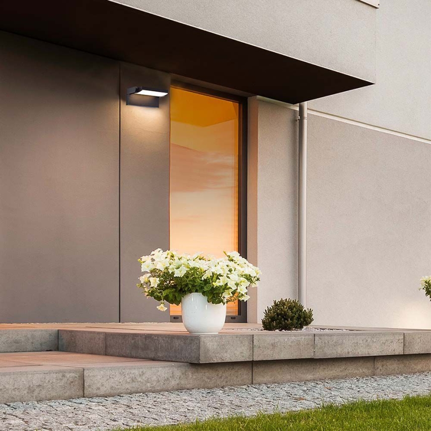 Aplique LED para exterior LED/17W/230V 4000K IP65