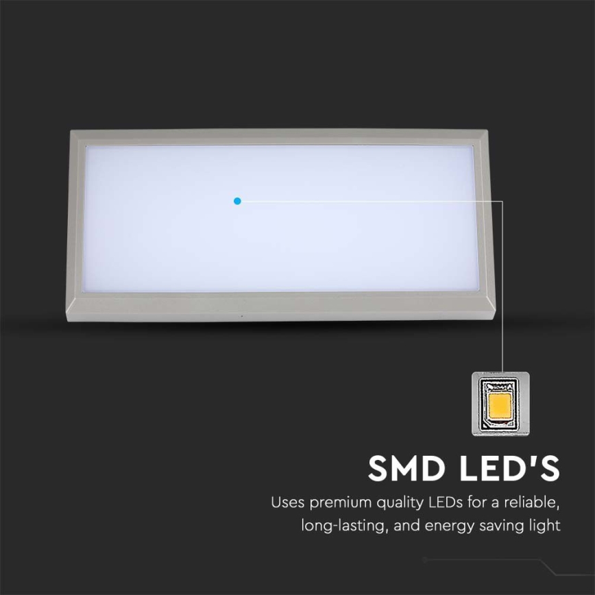 Aplique LED para exterior LED/20W/230V 3000K IP65