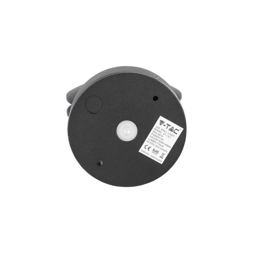 Aplique flexible LED de exterior LED/7W/230V 4000K IP65 negro