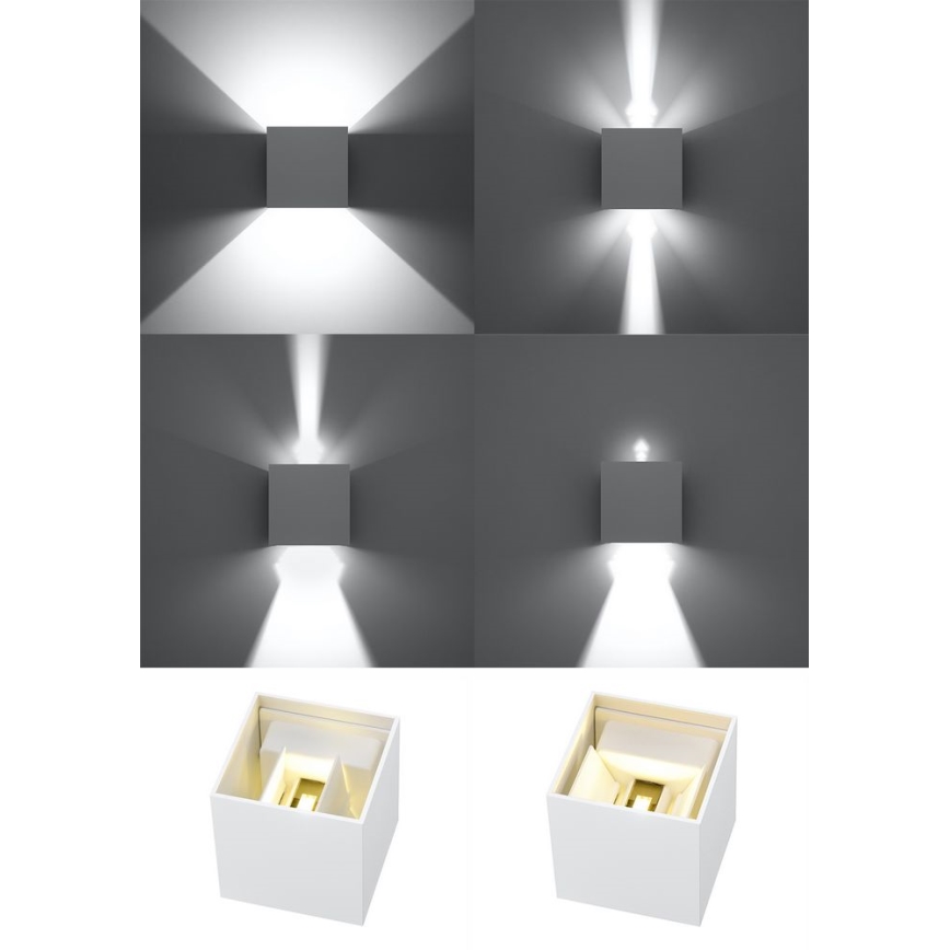 Aplique LED para exterior LUCA LED/6W/230V IP54