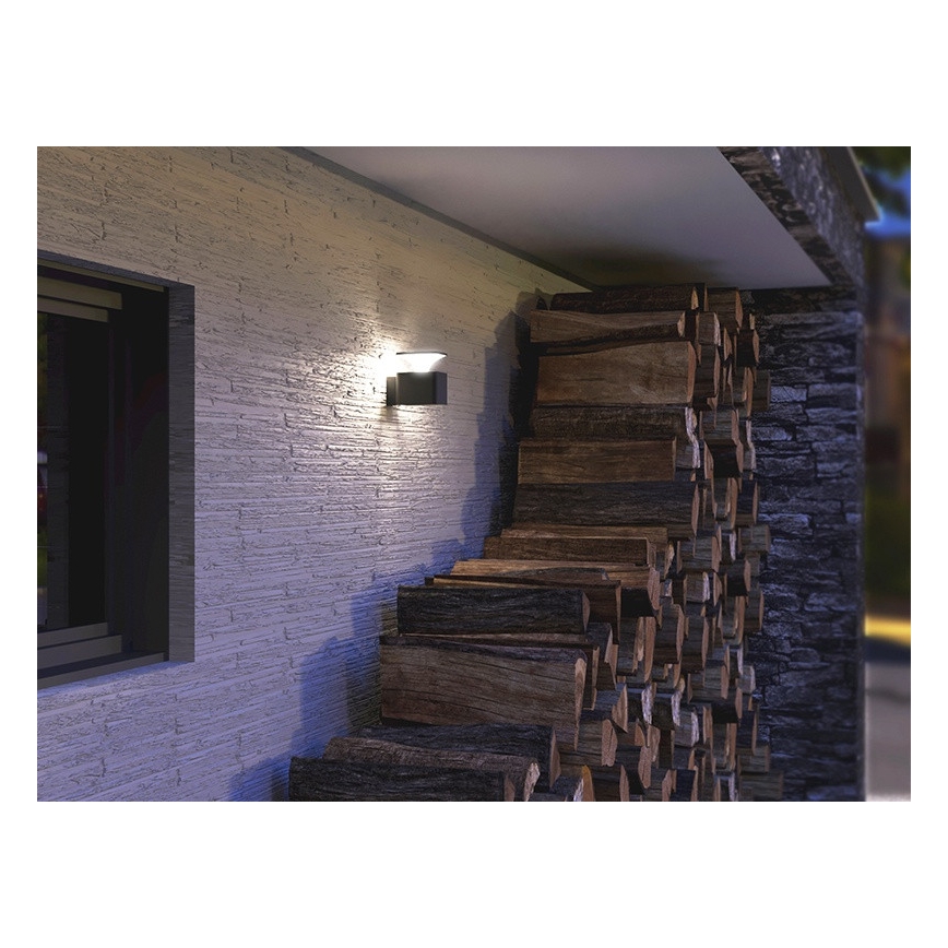Aplique LED para exterior ORNELA LED/6W/230V 3000K IP54 marrón