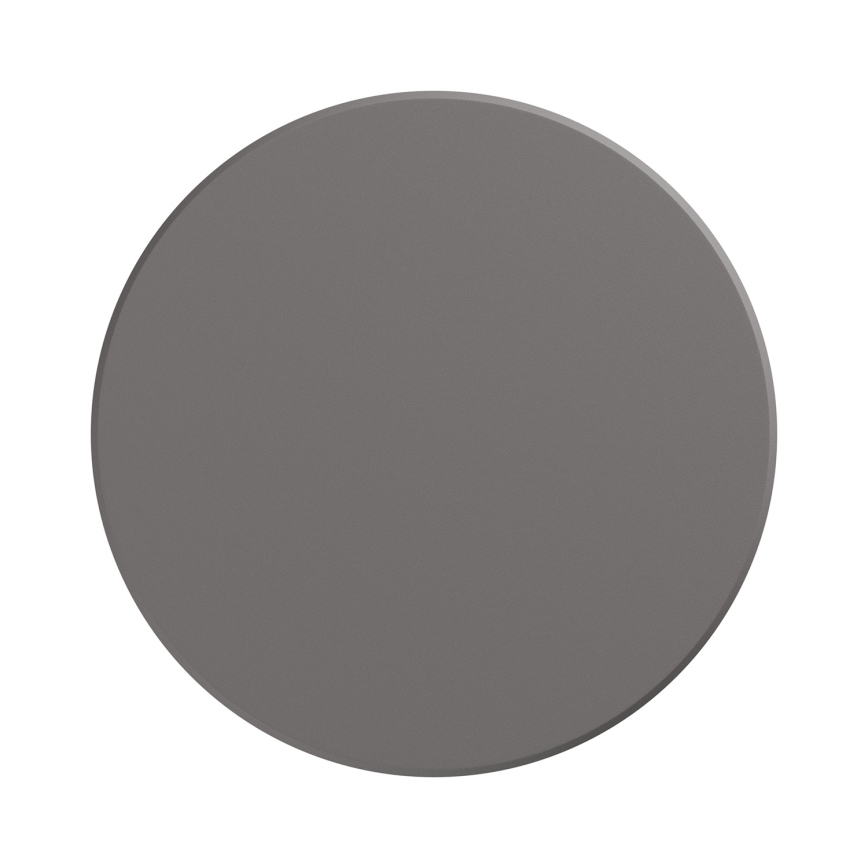 Aplique LED para exterior PIATTA LED/12W/230V 3000/4000/6000K diá. 18 cm IP44 gris