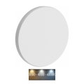 Aplique LED para exterior PIATTA LED/9W/230V 3000/4000/6000K diá. 12 cm IP44 blanco
