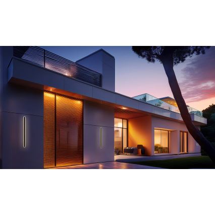 Aplique LED para exterior STICK LED/36W/230V IP65 3000K 120 cm