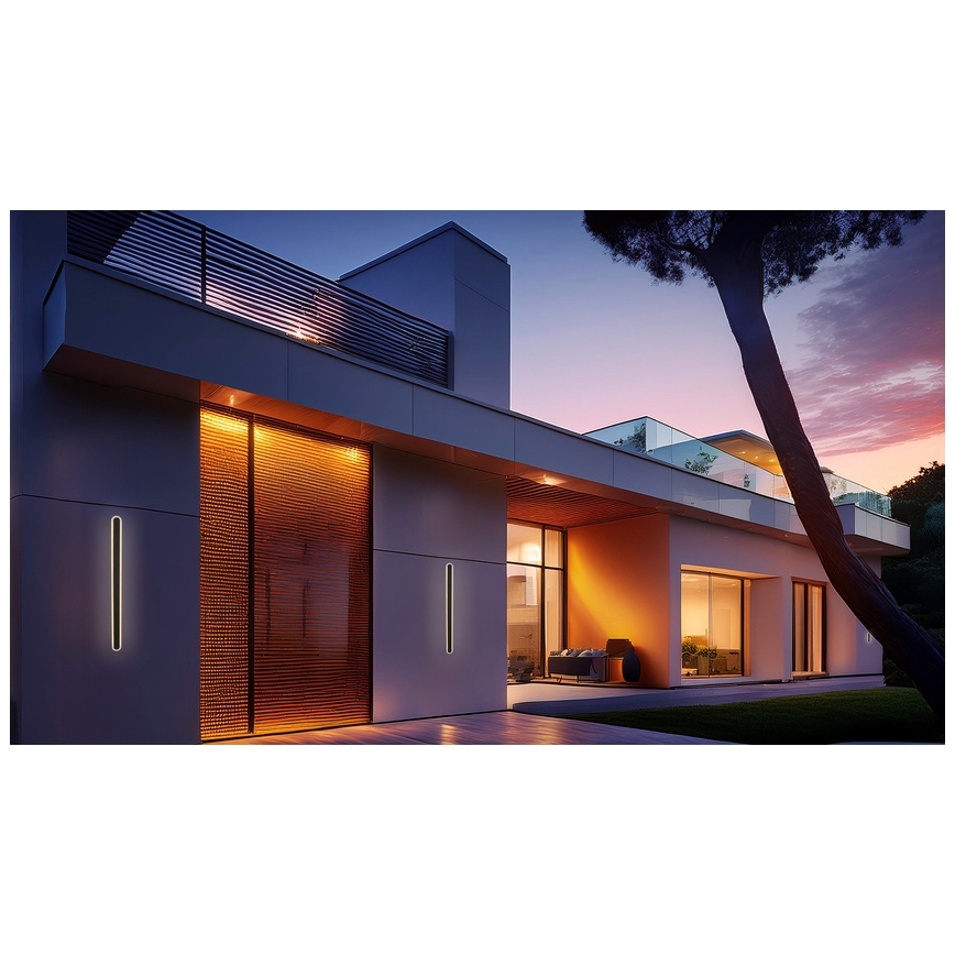 Aplique LED para exterior STICK LED/36W/230V IP65 3000K 120 cm