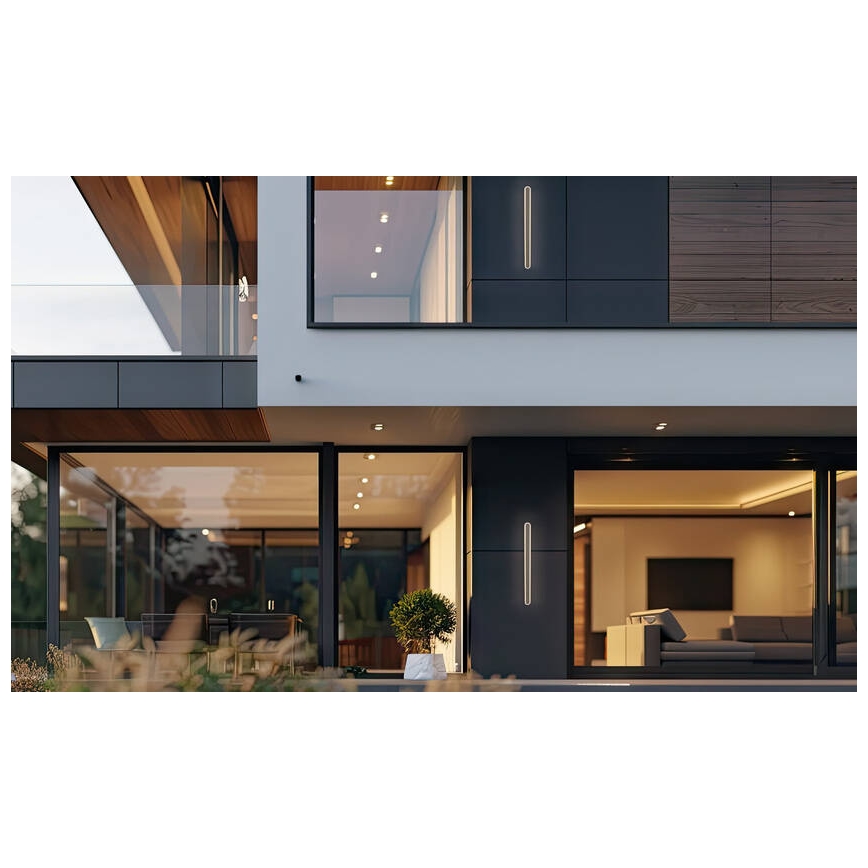 Aplique LED para exterior STICK LED/36W/230V IP65 3000K 120 cm