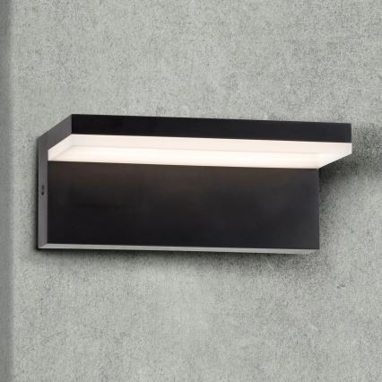 Aplique LED para exterior TESA LED/10W/230V IP54 negro