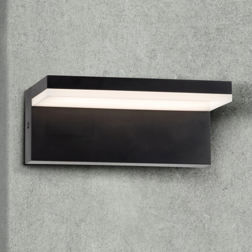 Aplique LED para exterior TESA LED/10W/230V IP54 negro