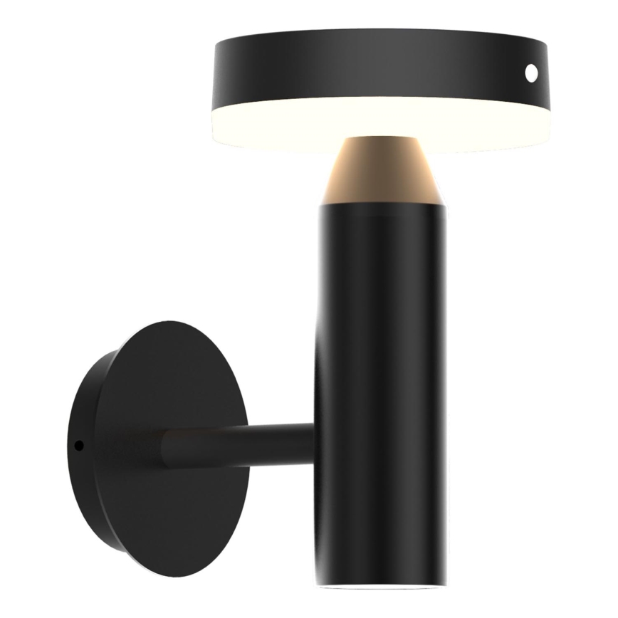 Aplique LED solar con sensor GWINEA LED/4,5W/3,7V 2000 mAh IP44 negro