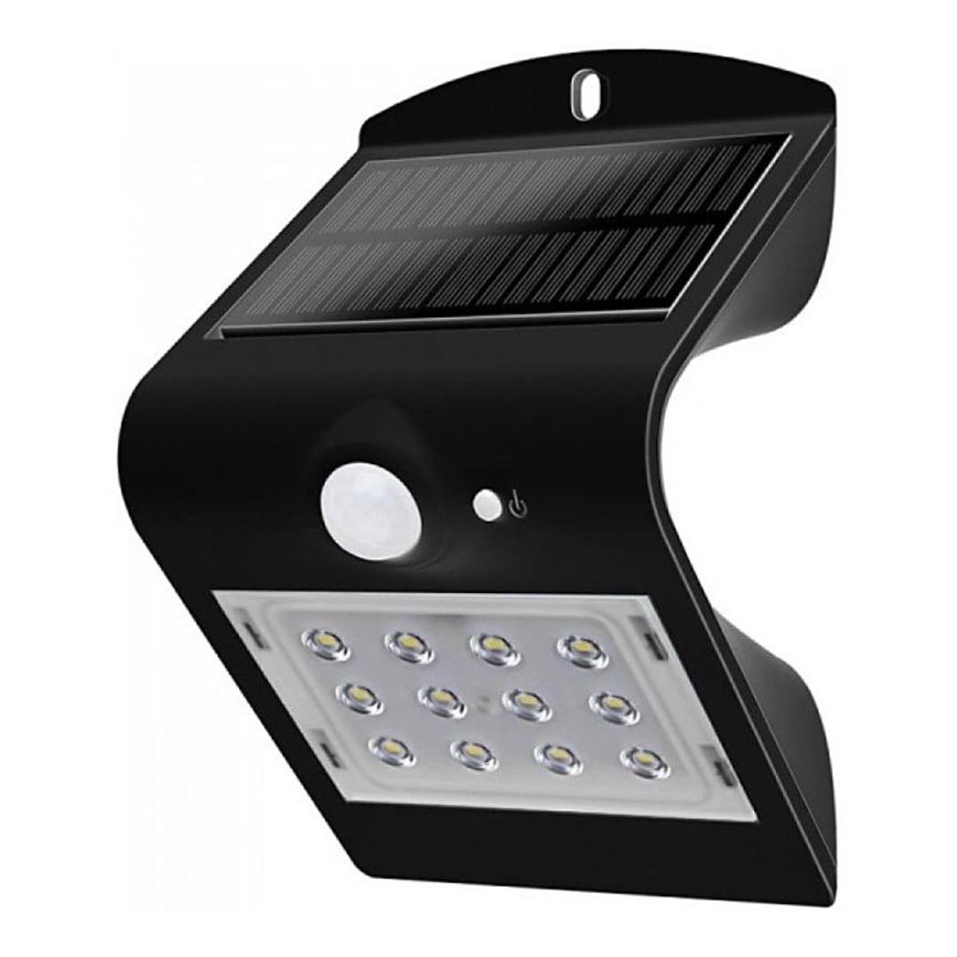 Aplique LED solar con sensor LED/1.5W/3,7V IP65 1200 mAh