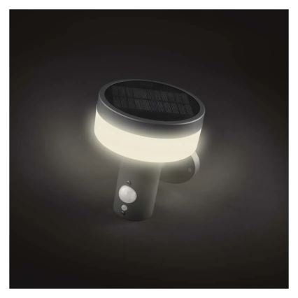 Aplique LED solar con sensor LED/2W/3,7V 1200 mAh IP44