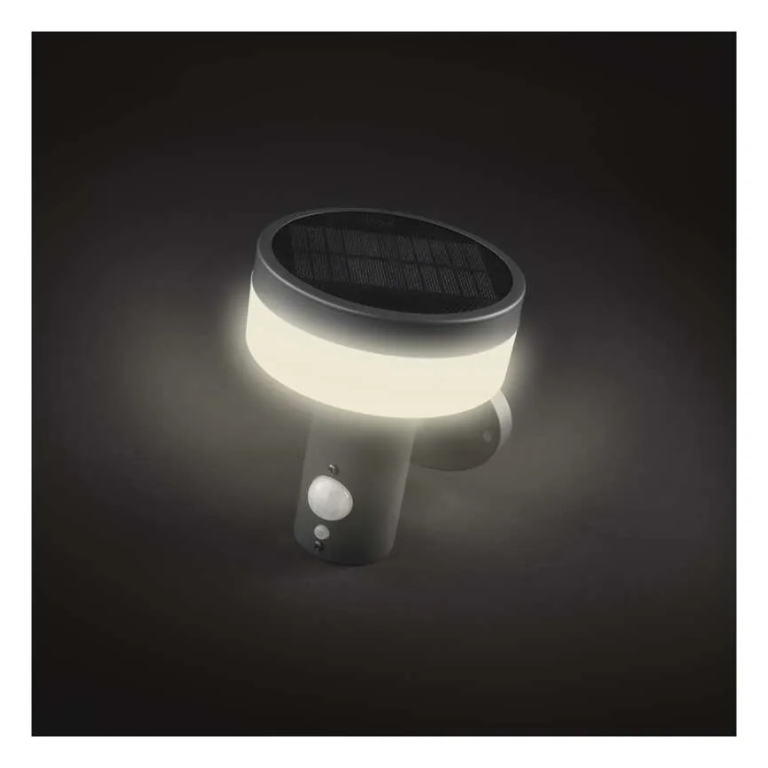 Aplique LED solar con sensor LED/2W/3,7V 1200 mAh IP44