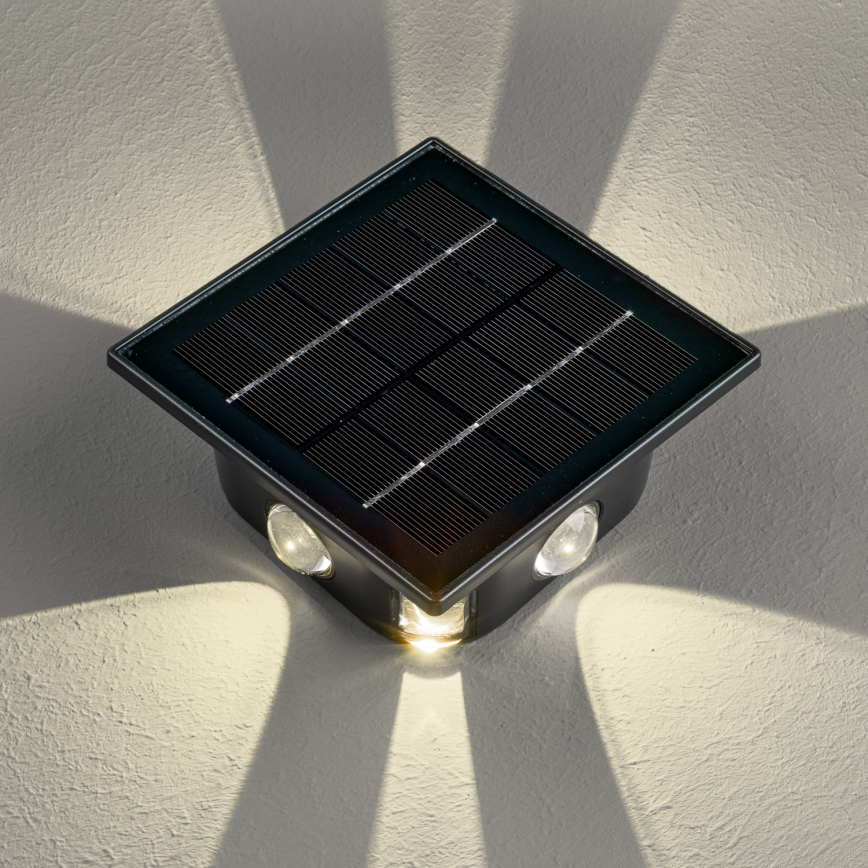 Aplique LED solar con sensor LED/2W/5V IP54 1300 mAh
