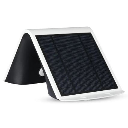 Aplique LED solar con sensor LED/3W/3,7V 3000/4000K IP65 2000 mAh blanco