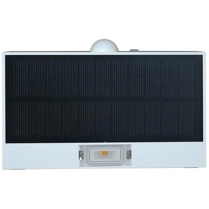 Aplique LED solar con sensor LED/3W/3,7V 3000K/4000K IP65 blanco