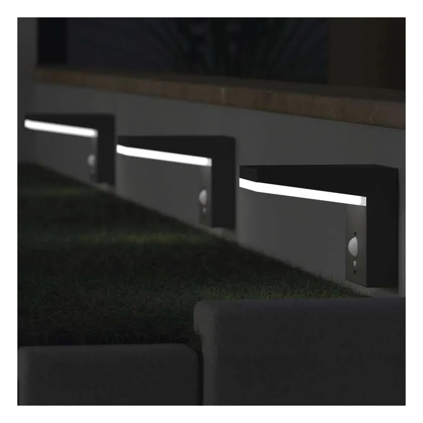 Aplique LED solar con sensor LED/4,4W/3,7V 2200 mAh IP44