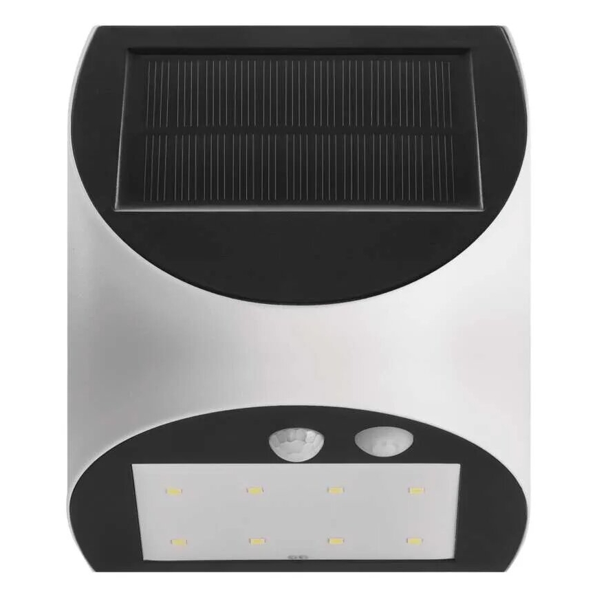 Aplique LED solar con sensor LUMI LED/3,7W 1200mAh IP54 blanco