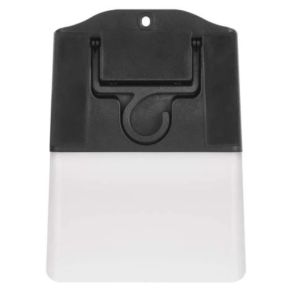 Aplique LED solar con sensor LUMI LED/3,7W IP65 negro